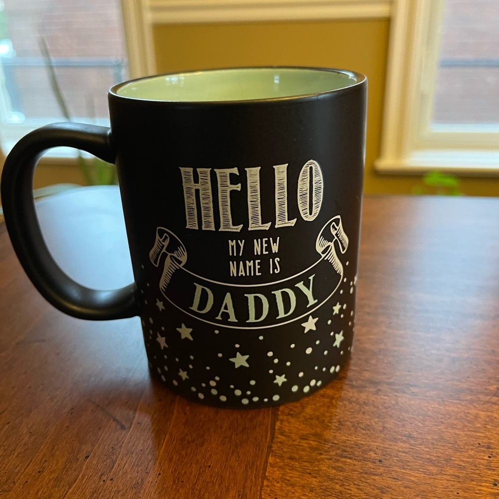 Grasslands Road Black and White Daddy Mug